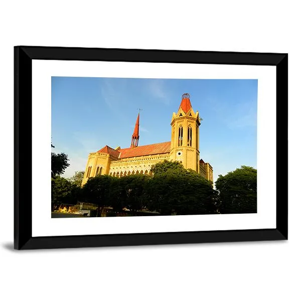 Frere Hall  Karachi Canvas Wall Art