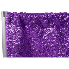 Glitz Sequin 10ft H x 52" W Drape/Backdrop panel - Purple