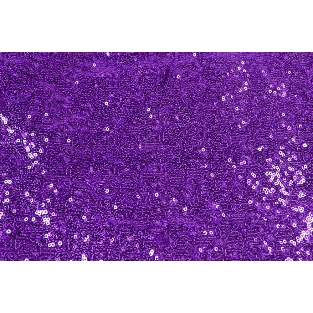 Glitz Sequin 10ft H x 52" W Drape/Backdrop panel - Purple