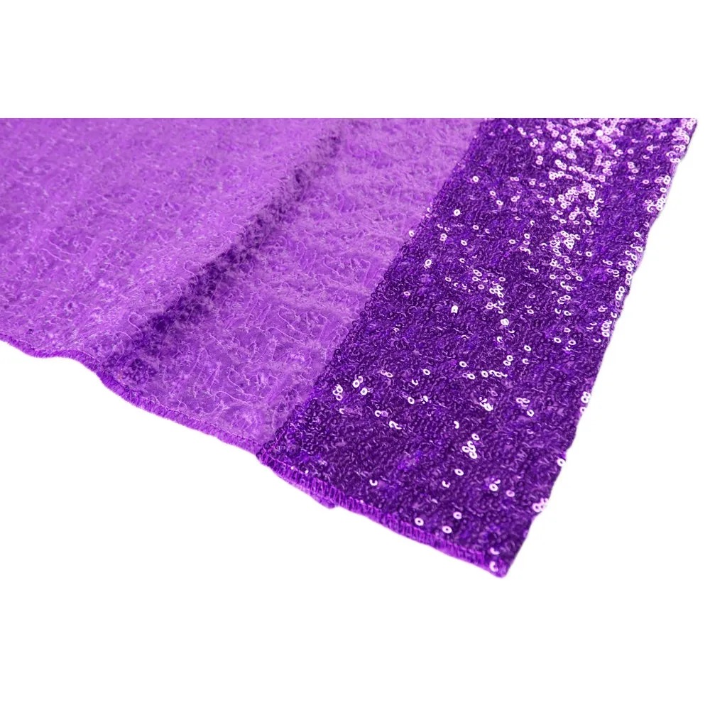 Glitz Sequin 10ft H x 52" W Drape/Backdrop panel - Purple