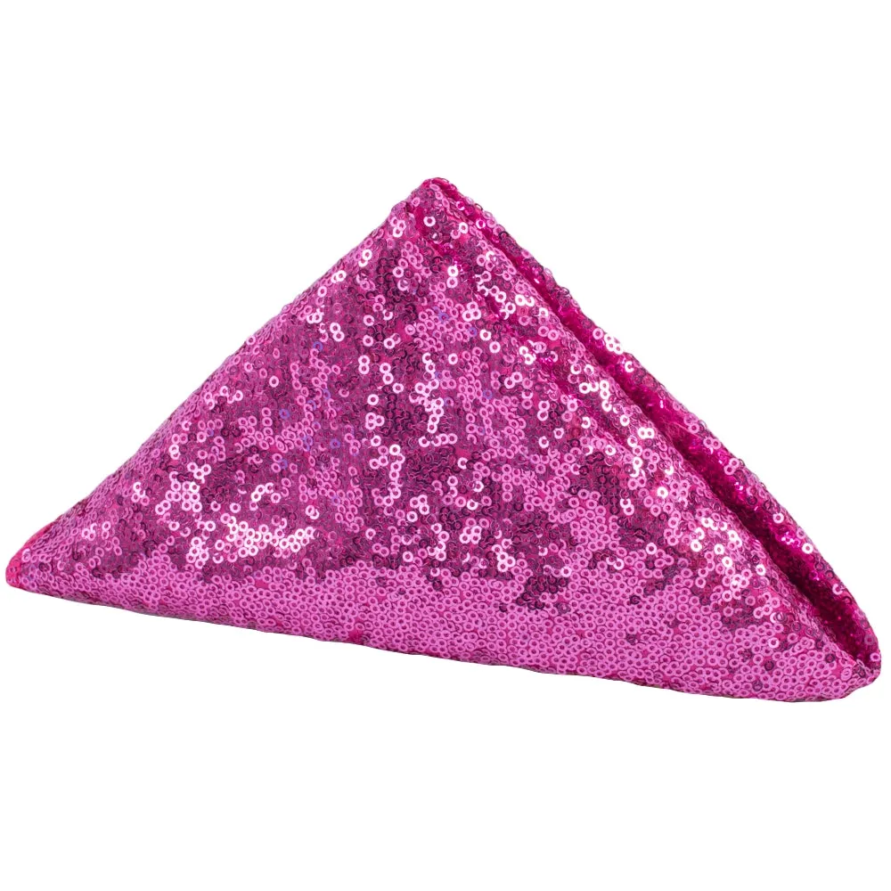 Glitz Sequin Napkin 20"x20" - Fuchsia