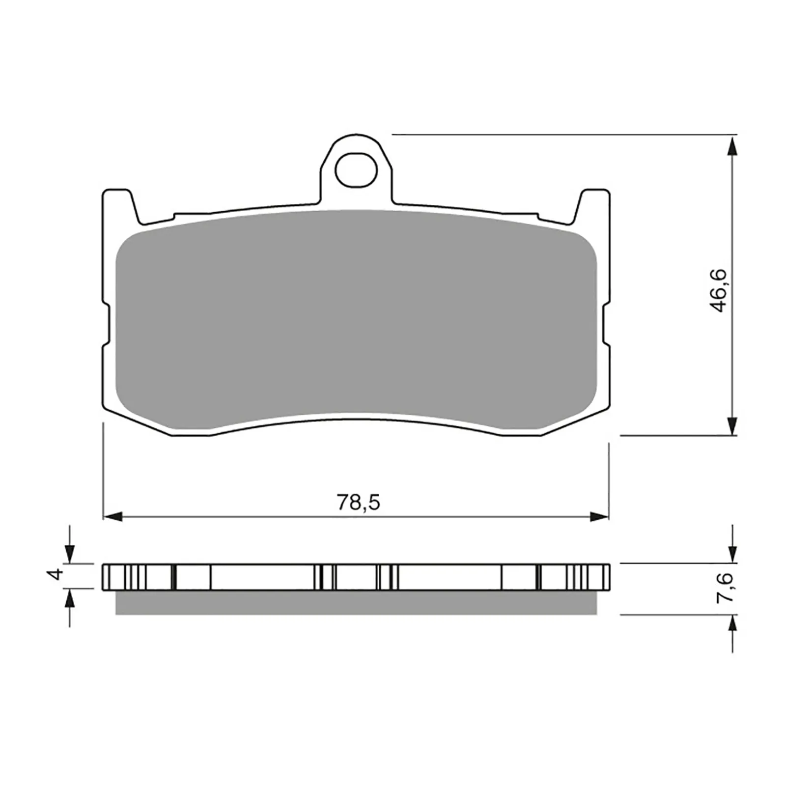 GOLDfren Brake Pads GPR Race