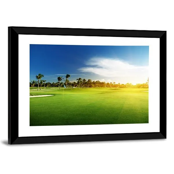 Golf Course  Dominican Republic Canvas Wall Art