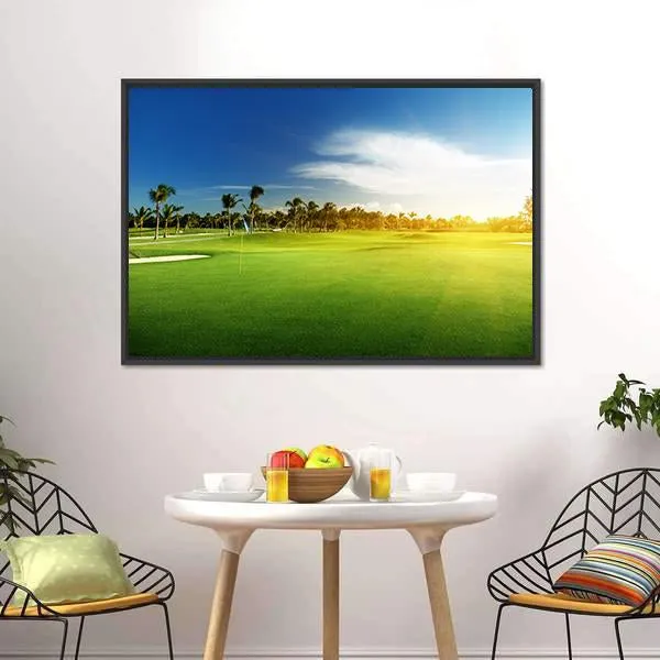 Golf Course  Dominican Republic Canvas Wall Art