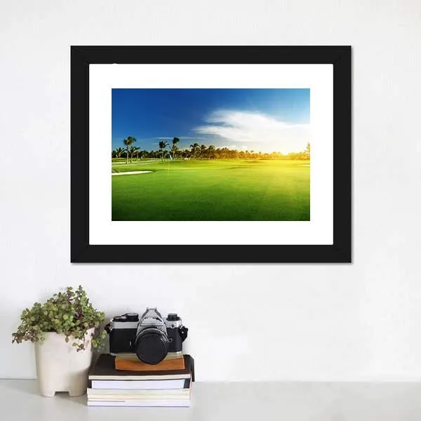 Golf Course  Dominican Republic Canvas Wall Art