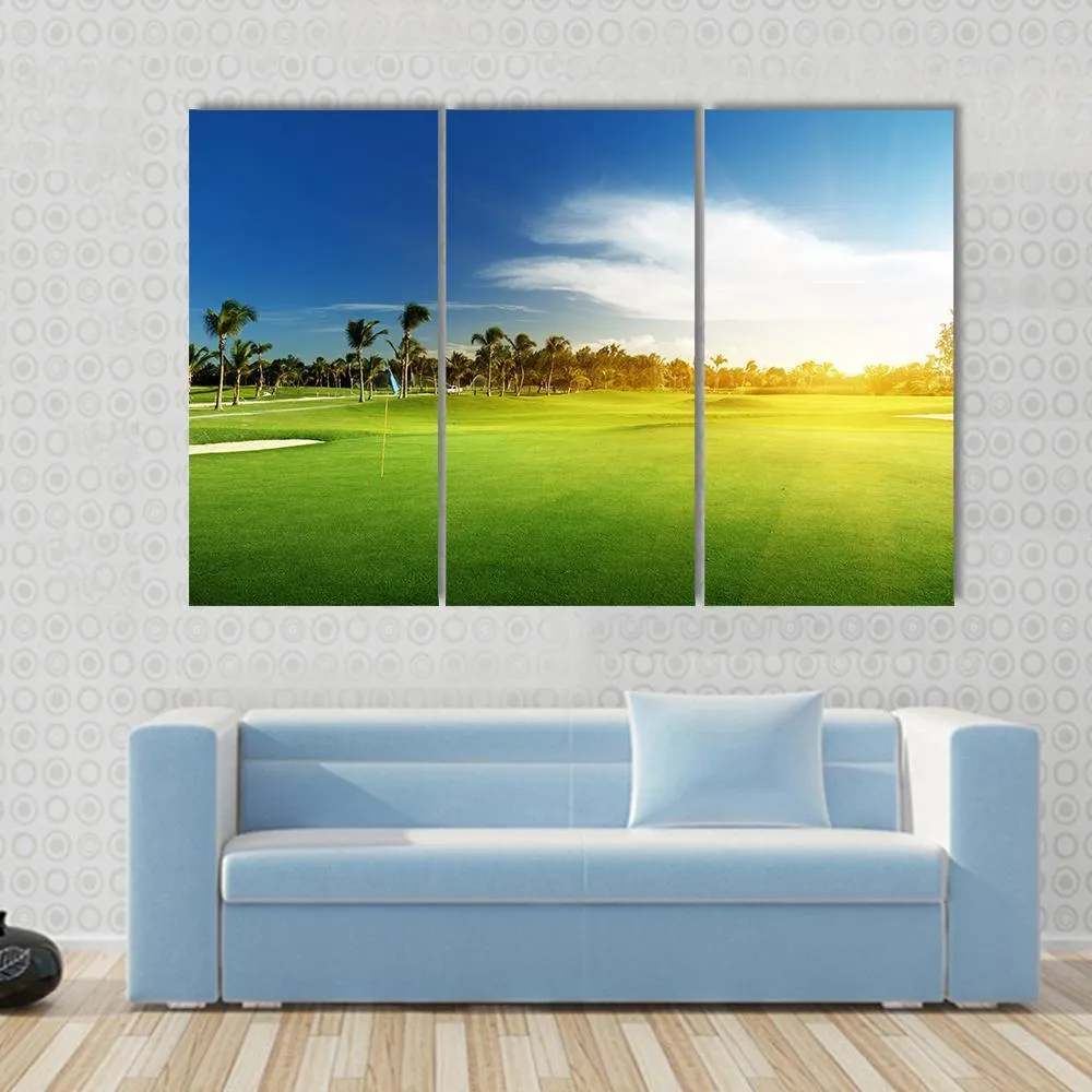 Golf Course  Dominican Republic Canvas Wall Art