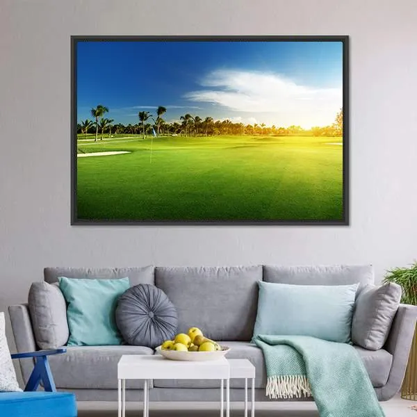 Golf Course  Dominican Republic Canvas Wall Art