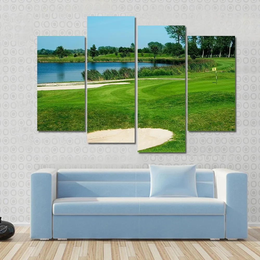 Golf Field Canvas Wall Art