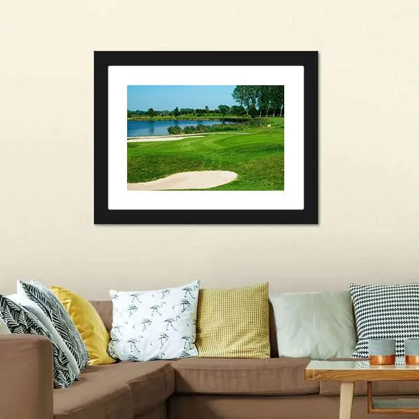 Golf Field Canvas Wall Art