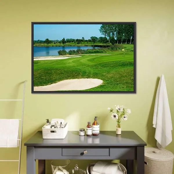 Golf Field Canvas Wall Art