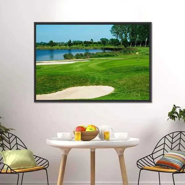 Golf Field Canvas Wall Art