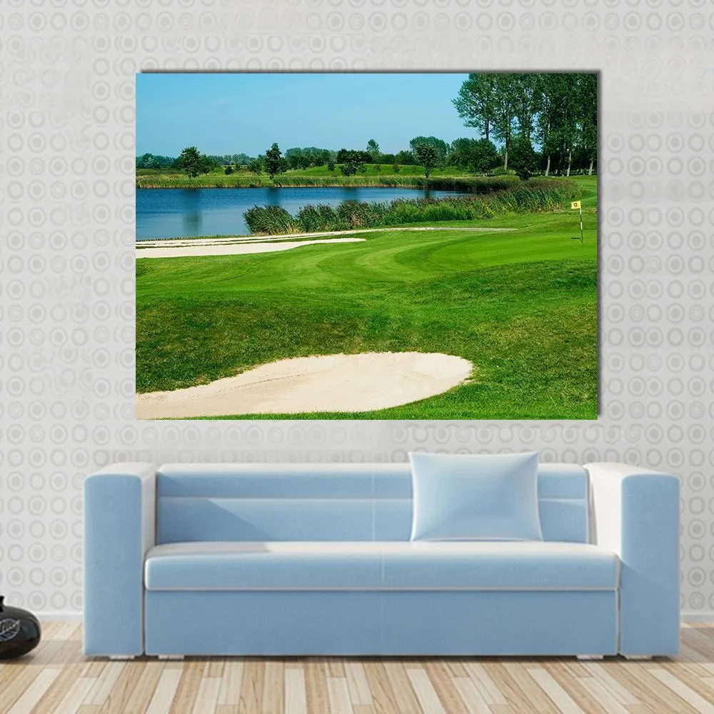 Golf Field Canvas Wall Art