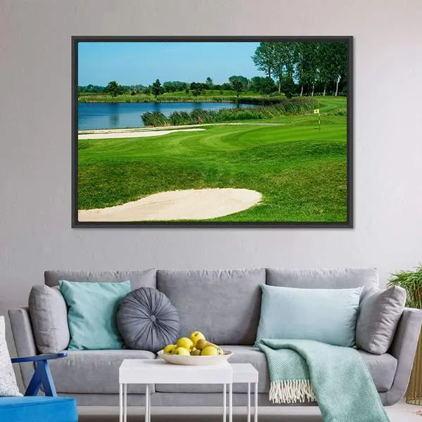 Golf Field Canvas Wall Art