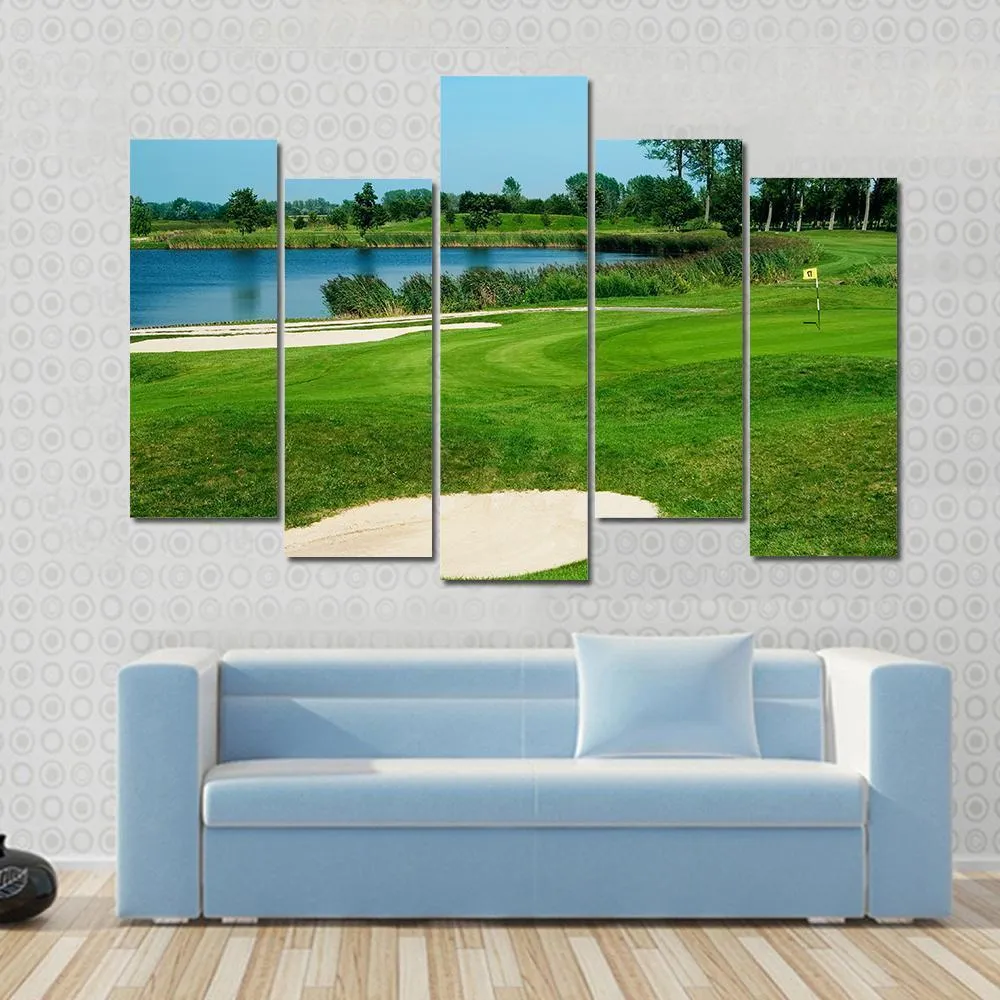 Golf Field Canvas Wall Art