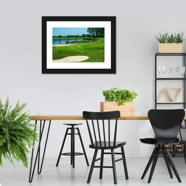 Golf Field Canvas Wall Art