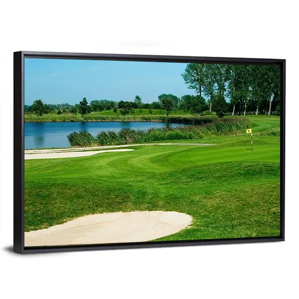 Golf Field Canvas Wall Art