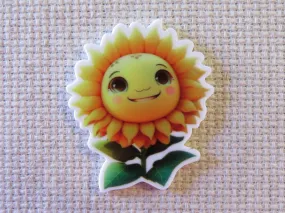 Happy Sunflower Needle Minder, Cover Minder, Magnet