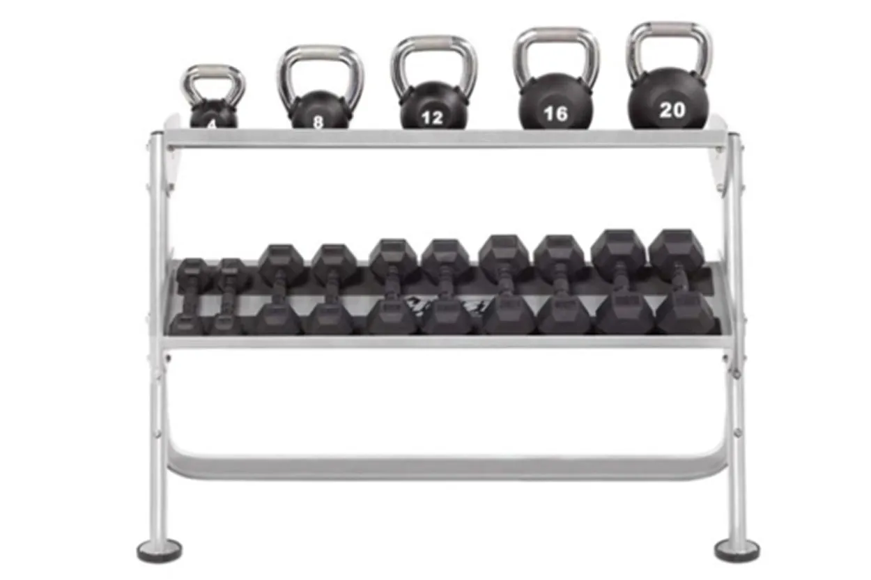 Hoist 48" 2-Tier Dumbbell Rack (HF-5461-48)