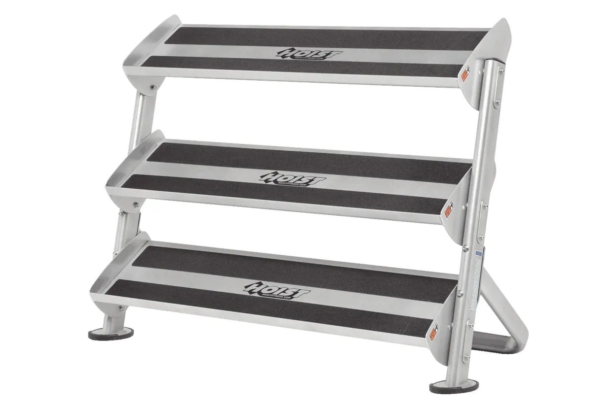 Hoist 48" 2-Tier Dumbbell Rack w/ Optional 3rd Tier (HF-5461-OPT-48)