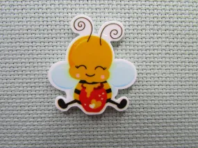 Honey Bee with a Pot of Love Needle Minder, Cover Minder, Magnet