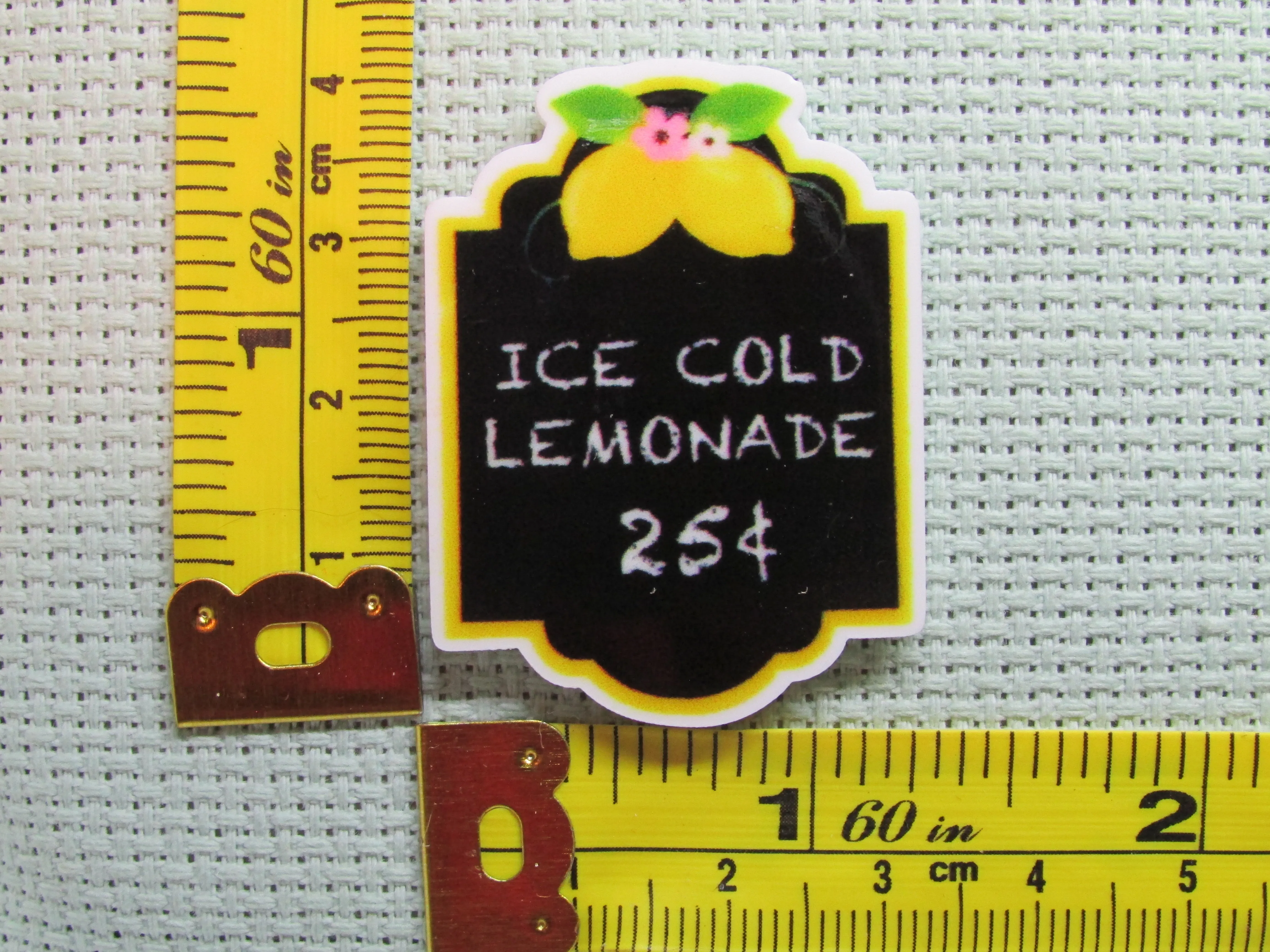 Ice Cold Lemonade Sign Needle Minder, Cover Minder, Magnet