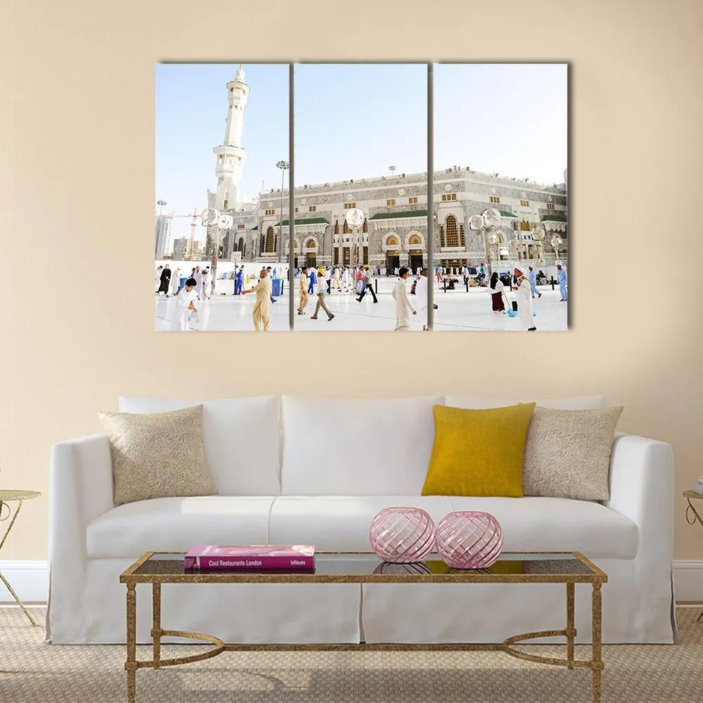 Islamic Holy Place  Mecca Canvas Wall Art