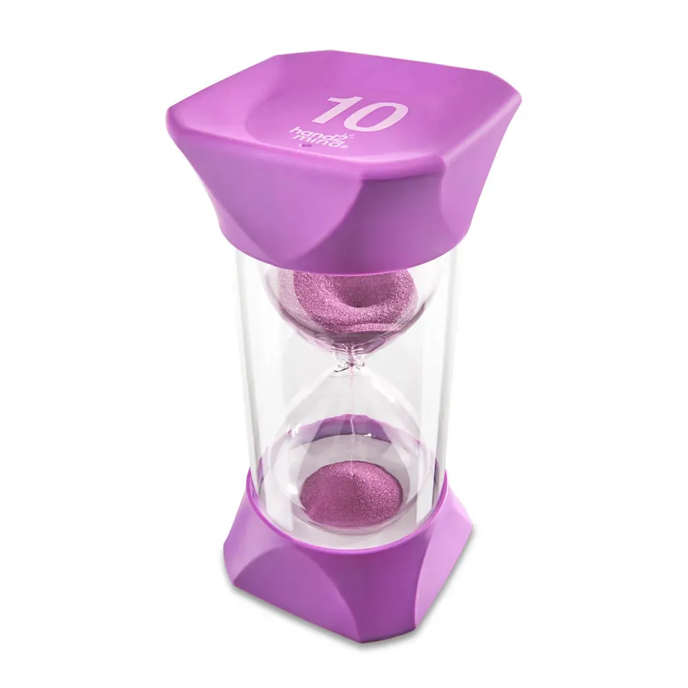 Jumbo Sand Timer Purple: 10 Minute Timer