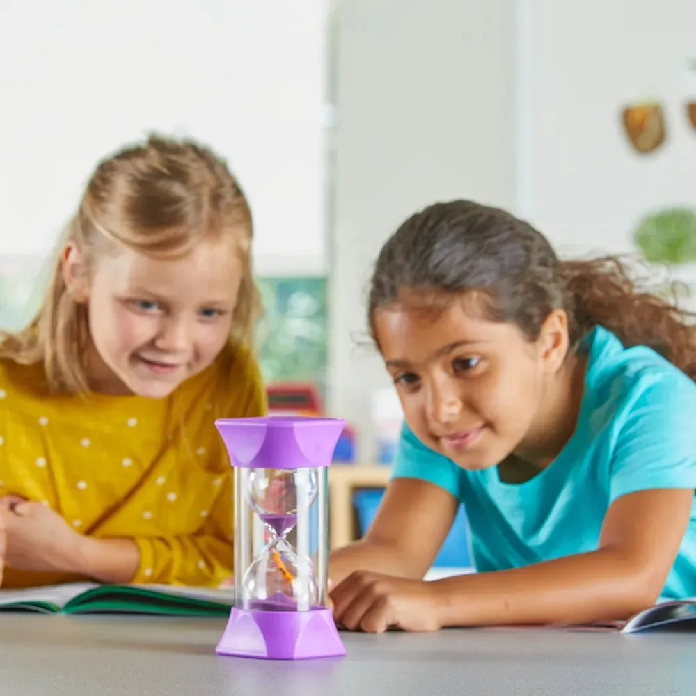 Jumbo Sand Timer Purple: 10 Minute Timer