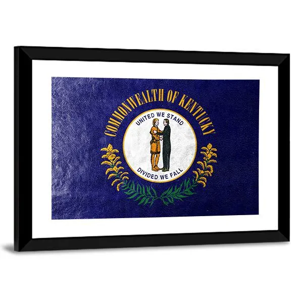 Kentucky Flag Canvas Wall Art