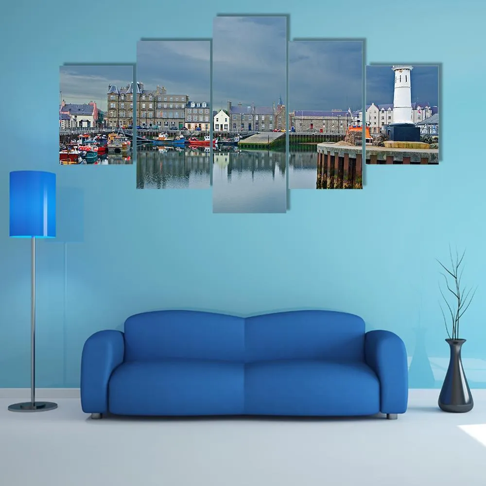 Kirkwall Harbour  Scotland Canvas Wall Art