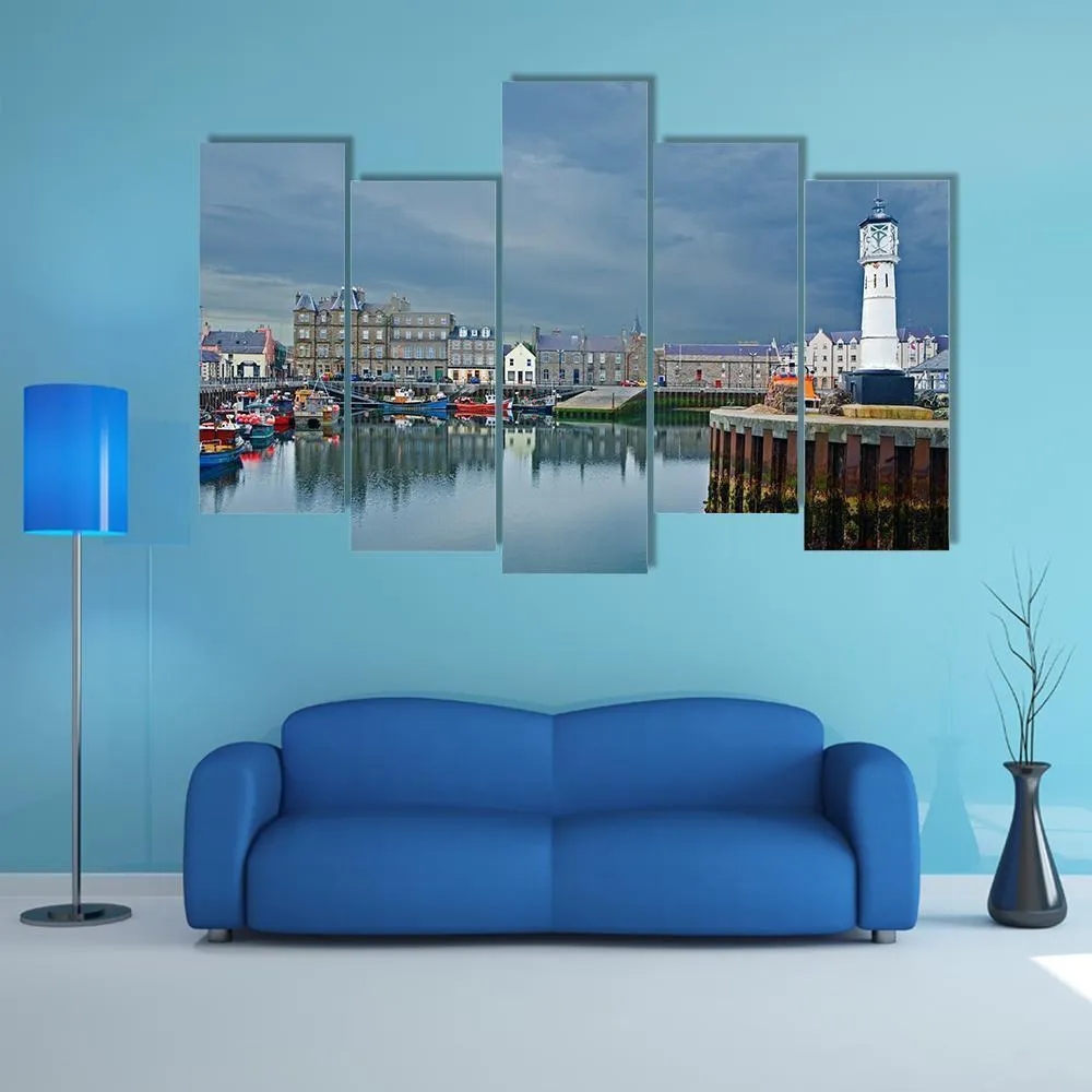 Kirkwall Harbour  Scotland Canvas Wall Art