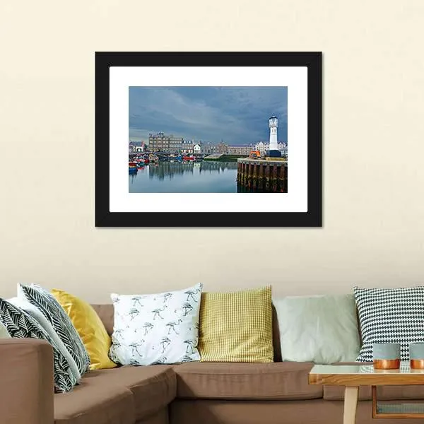 Kirkwall Harbour  Scotland Canvas Wall Art