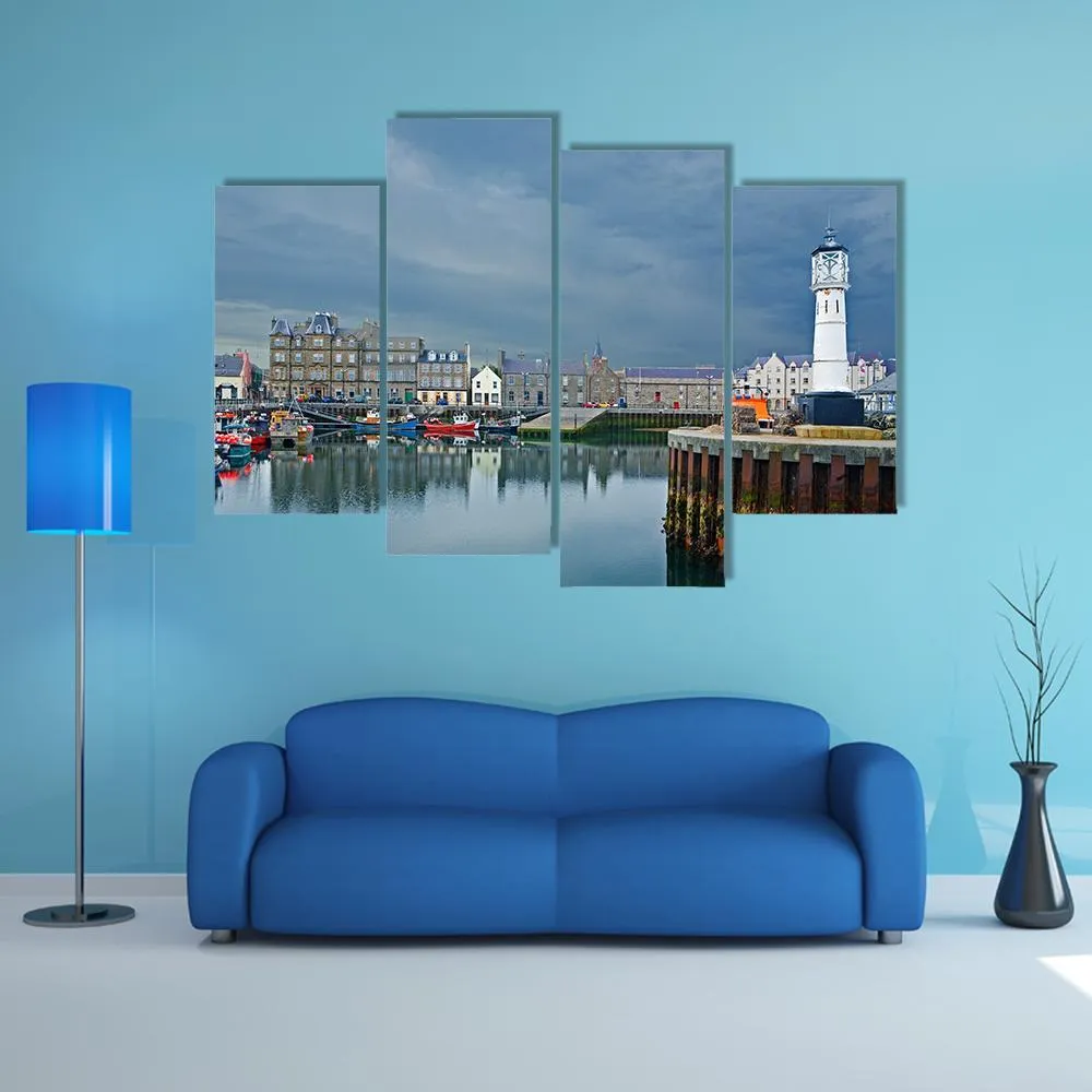 Kirkwall Harbour  Scotland Canvas Wall Art