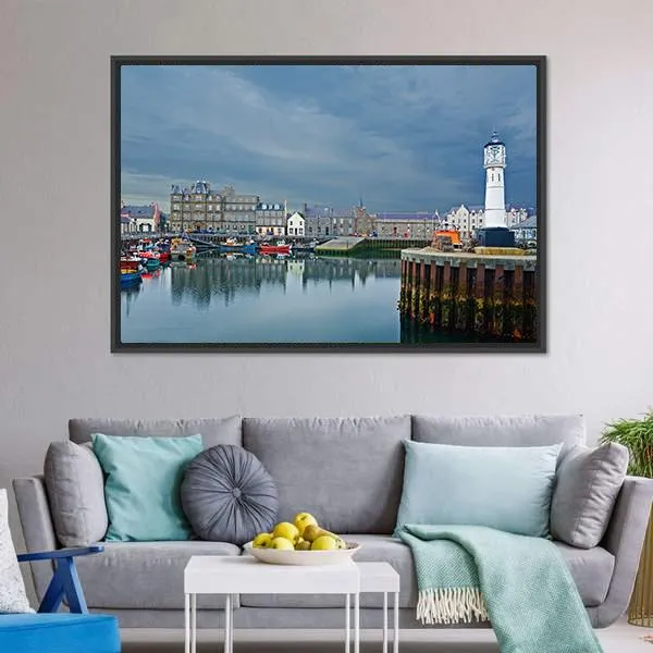 Kirkwall Harbour  Scotland Canvas Wall Art