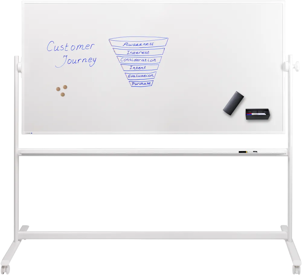 Legamaster Professional Revolving Whiteboard 100x200cm