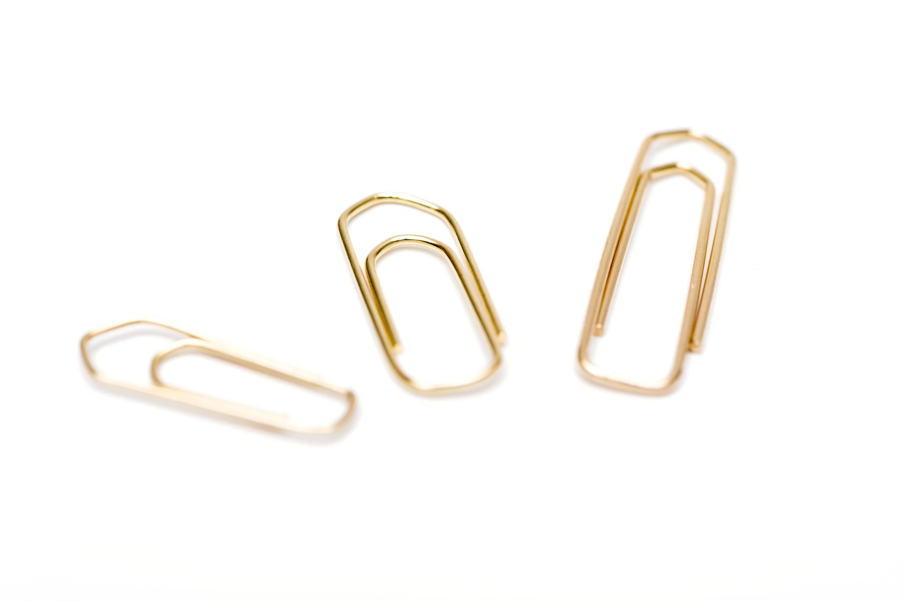 Leone Dell'Era Brass Plated Paper Clips - Bulk