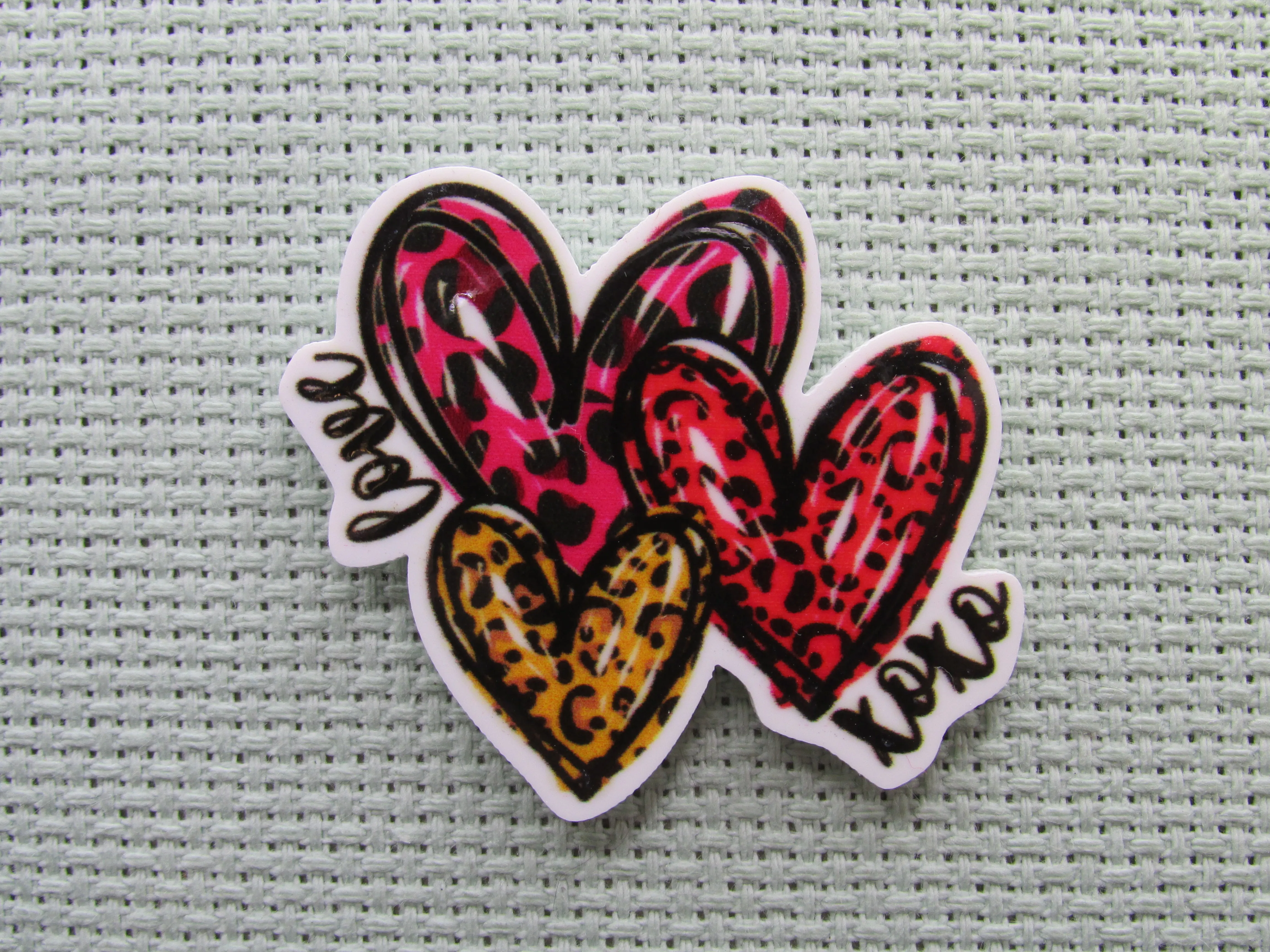 Love XOXO Hearts Needle Minder, Cover Minder, Magnet