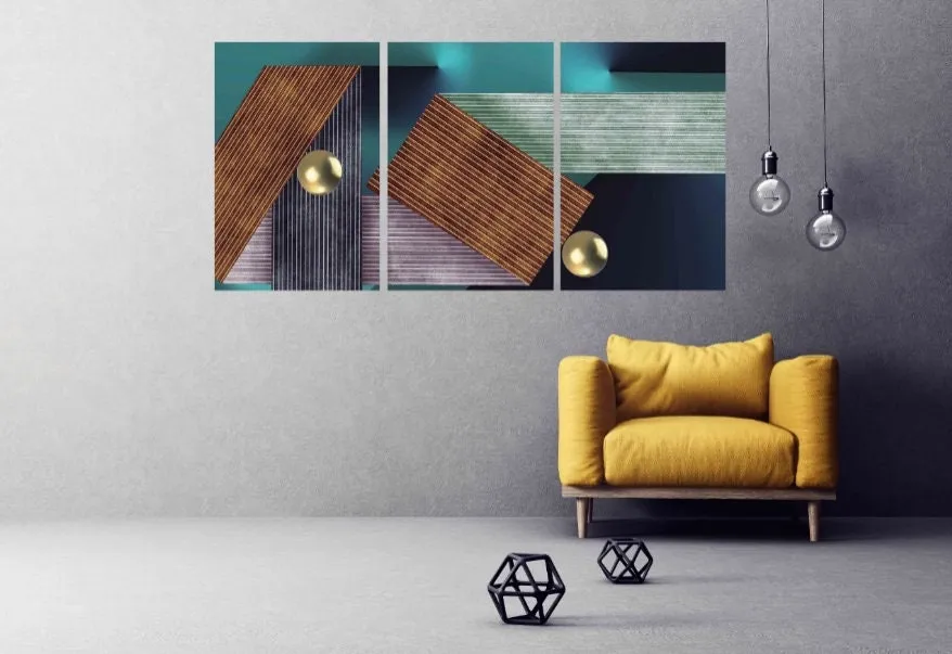 Luxury wall art Modern abstract art Abstract art print Multi panel canvas room wall decor Abstract wall art Abstract painting