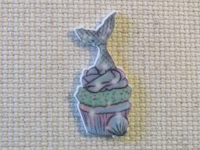 Mermaid Tail Cupcake Needle Minder, Cover Minder, Magnet