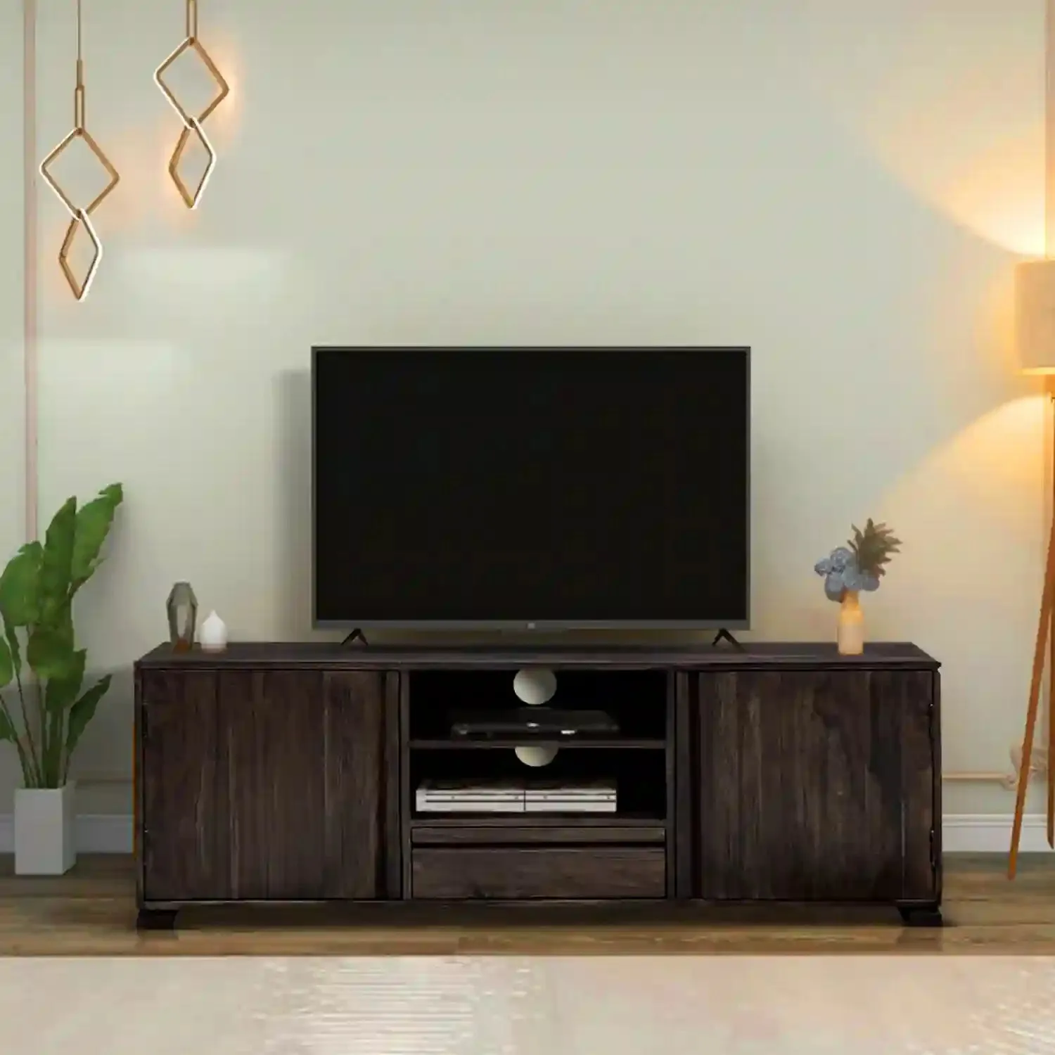 Moscow Modern Solid Wood TV Console Tables