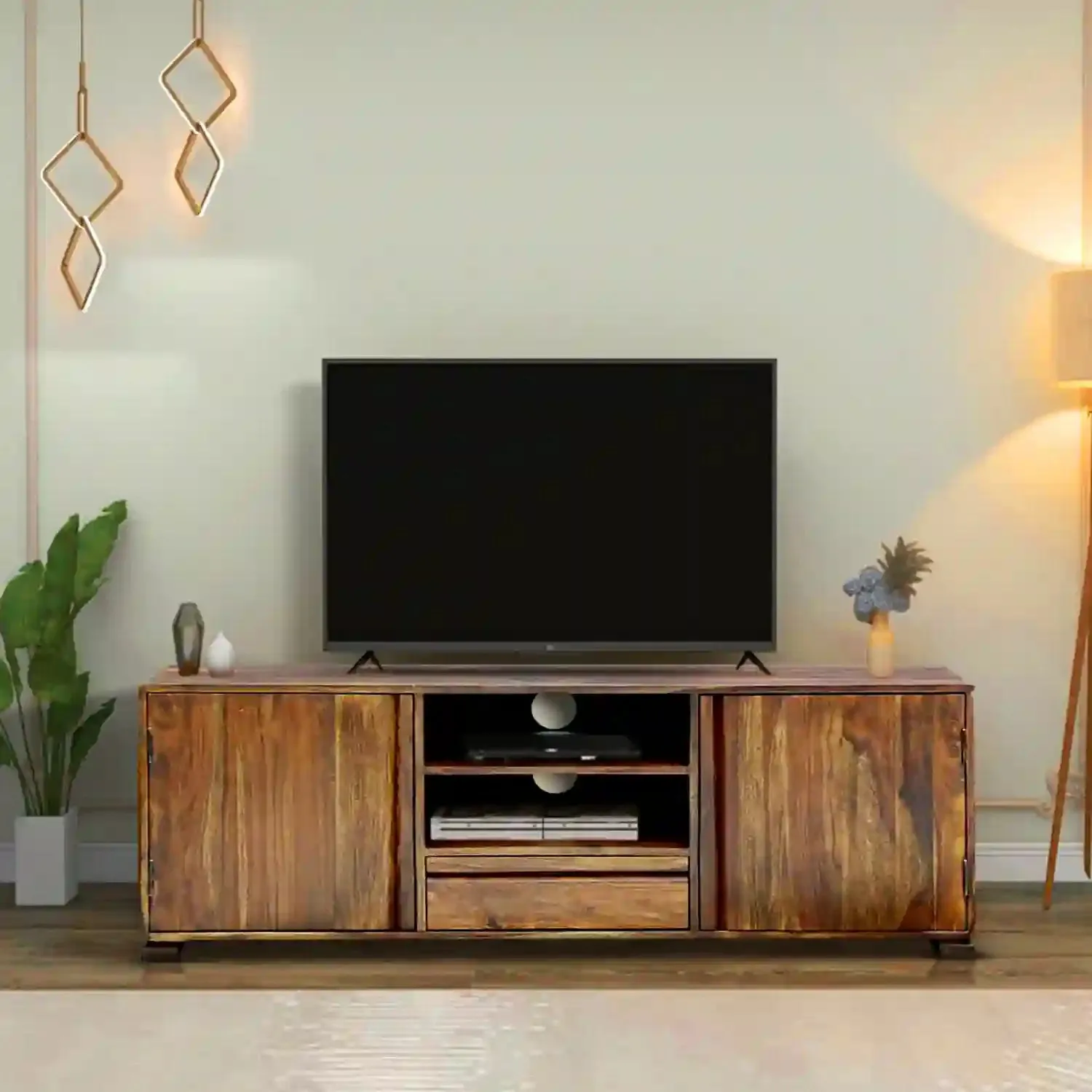 Moscow Modern Solid Wood TV Console Tables