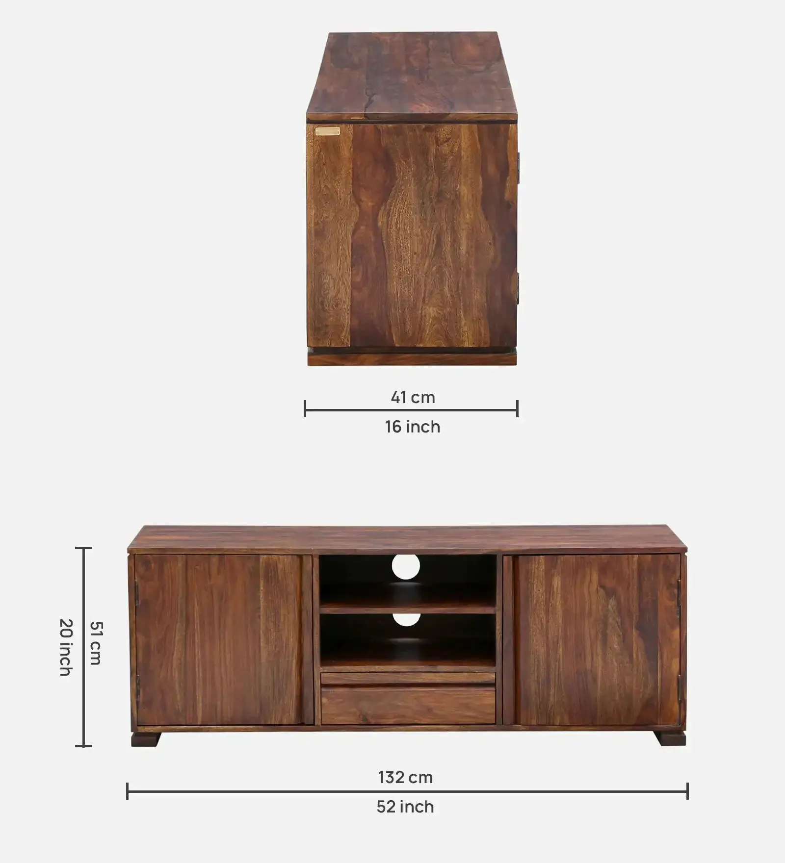 Moscow Modern Solid Wood TV Console Tables