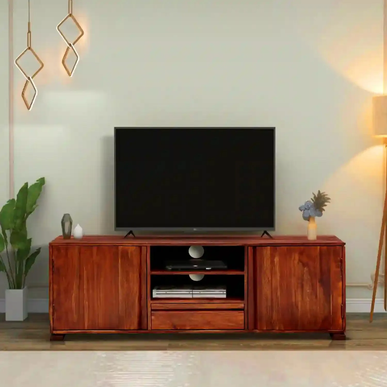 Moscow Modern Solid Wood TV Console Tables