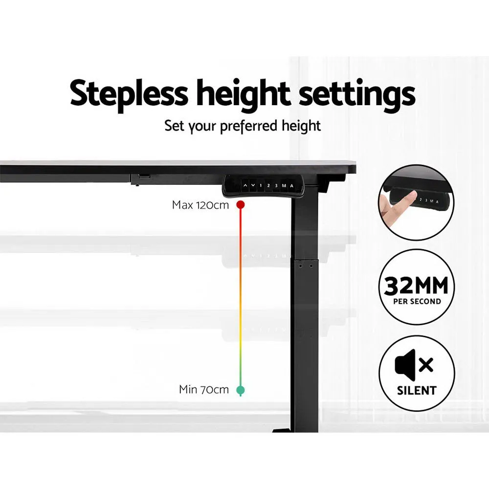 Motorised Dual Motor Adjustable Standing Desk 120CM Artiss