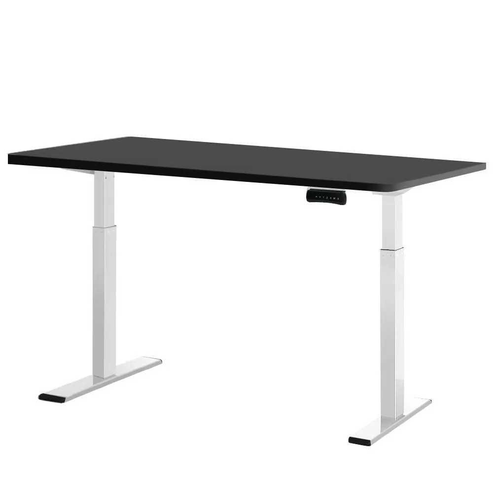 Motorised Dual Motor Standing Desk 140CM Black - Artiss