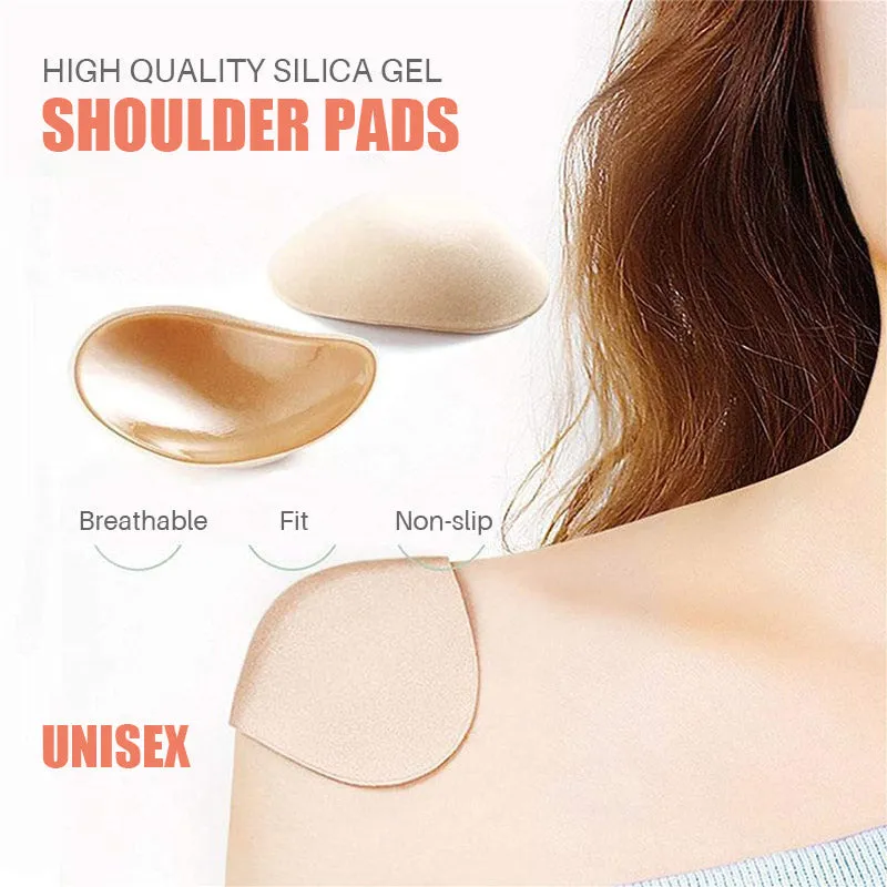 Naturally soft non-slip shoulder pads