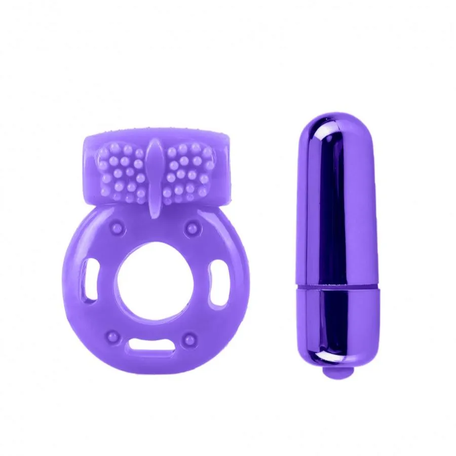 Neon Couples Vibrator Kit - Bullet, Rabbit & Cock Ring