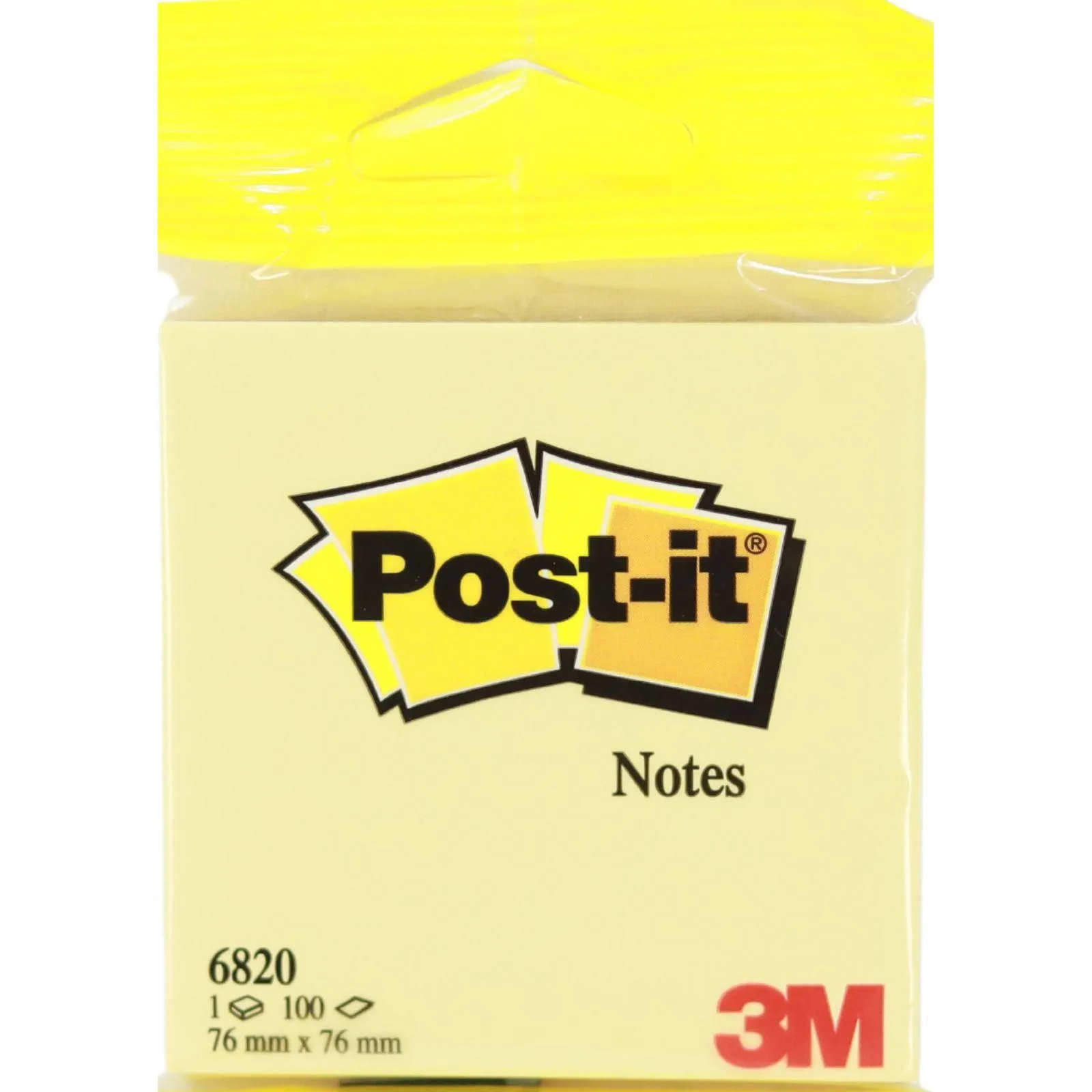 Post-it - Notes - Canary Yellow - 76mm x 76mm - 100 Sheets