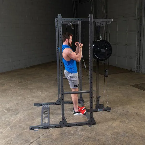 Powerline PPR500 Squat Rack Half Rack by Body-Solid for Home Gyms