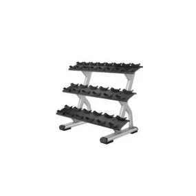 Precor Discovery Series 3 Tier, 10 Pair Dumbbell Rack (DBR0814)